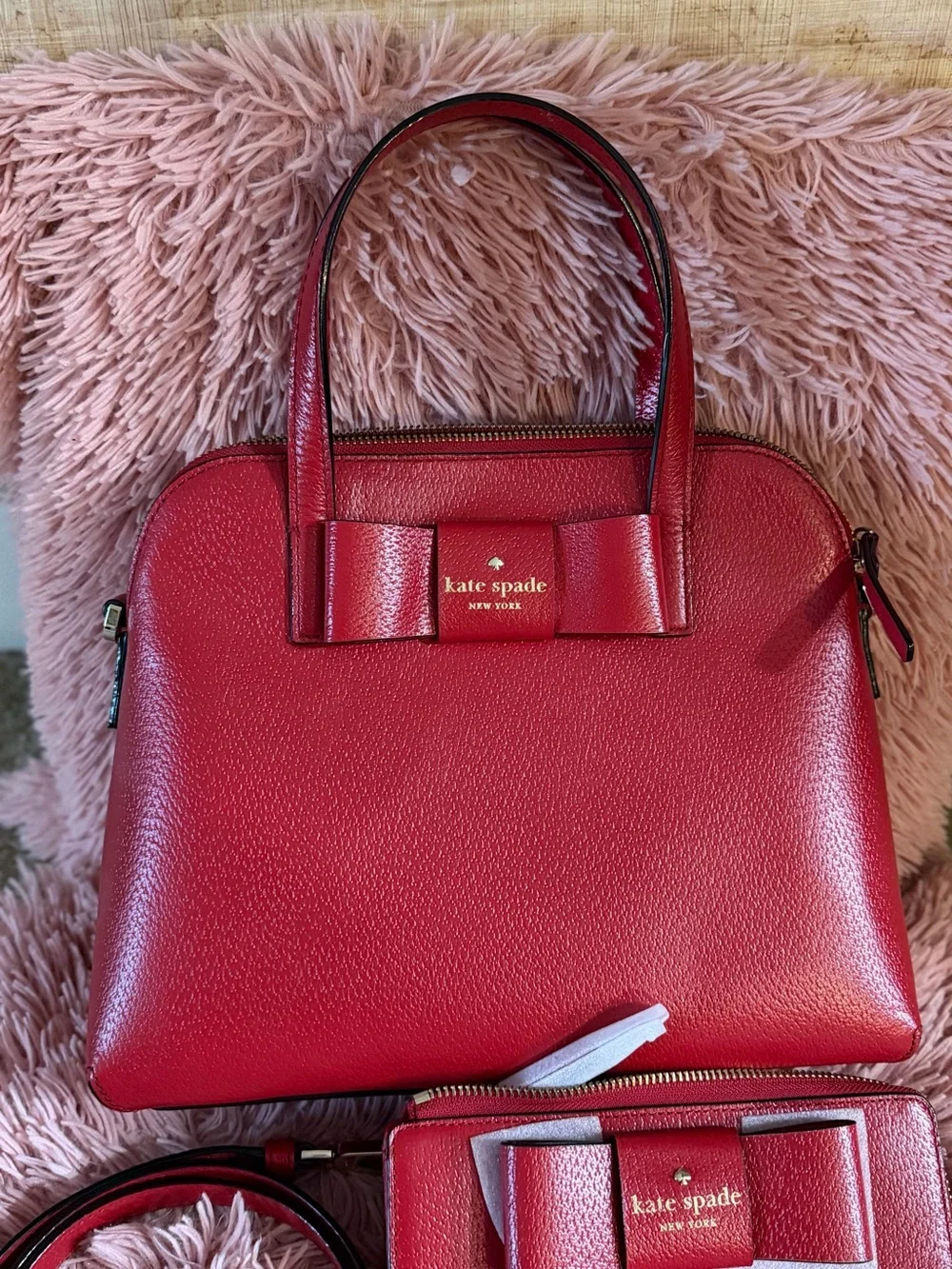 kate spade matthews street Satchel with Matching Wallet